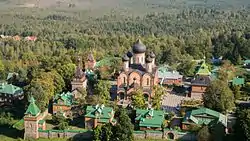 Pühtitsa Convent in Estonia from 19th century