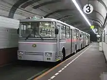 Image 162Underground trolleybus in Kurobe Dam (from Trolleybus)