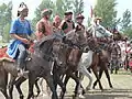 Hungarian horsemen at Kurultáj