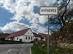 Entrance to Kvítkovice