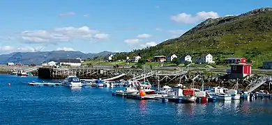 Marina and Harbor at Kvalsund