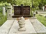 The tombstone of Andrej Kvas in Budapest