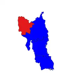 Location in Thaton district