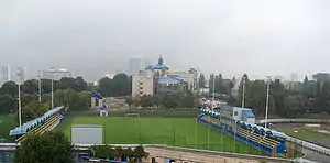 House of Football behind the Bannikov Stadium