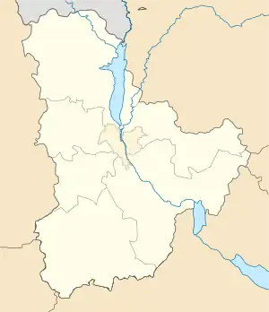 Obukhiv is located in Kyiv Oblast