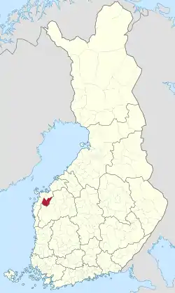 Location of Kyrönmaa