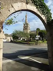 The church of Saint-Pierre, seen from near the town hall