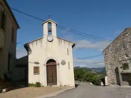 The church of the village of Eyroles