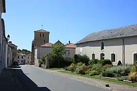 The church and the town hall