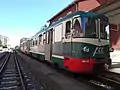 The ADe 09 and 08 at the FCE Catania Borgo station.