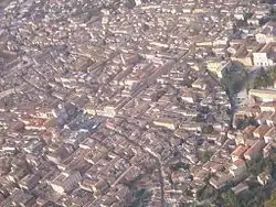 Cityscape before the 2009 earthquake