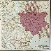 Image 30Grand Duchy of Lithuania under the rule of Vytautas the Great (1392 – 1430) (from Grand Duchy of Lithuania)