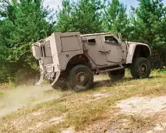 Oshkosh L-ATV in M1280 General Purpose JLTV configuration during trials