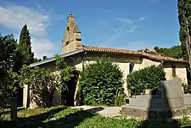 The church in Péreille