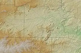 Llano area in relief context