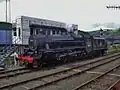 44871 Running around her train at Machynlleth in Jul 2010.