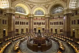 Arches in Main Reading Room, Thomas Jefferson Building, Library of Congress, Washington, D.C. (2009)