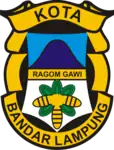 Former emblem of Bandar Lampung