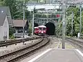 portals of Looper tunnels south of the station (2007)