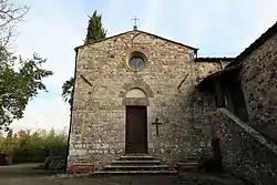 The church of San Giorgio alla Piazza