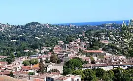 A view over the village of La Colle-sur-Loup