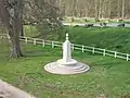 The Royal Engineers memorial on the north bank of the river Marne.