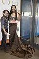 Fashion designer La Hong Nhut and director Rima Irani at the VIFF 2017