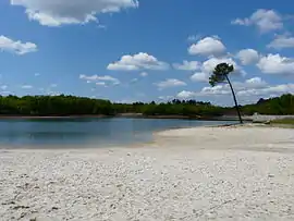 The lake in La Jemaye