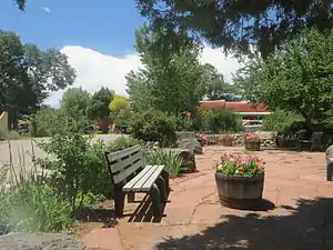 La Loma Plaza park, which is surrounded by houses