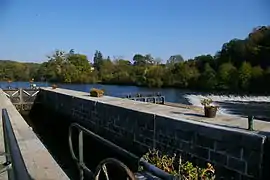 The Mayenne river in Origné