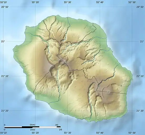 Niagara Fall (Réunion) is located in Réunion