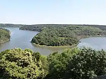 River Trieux, seen from the château