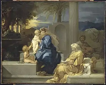 Sébastien Bourdon, The Holy Family, around 1650-1660