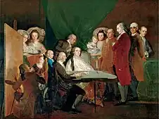 The family of Infante Don Luis, as painted by Goya in 1784