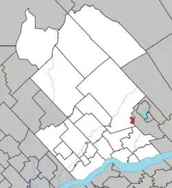 Location within Portneuf RCM