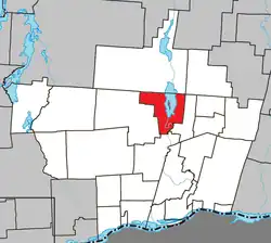 Location within Papineau RCM