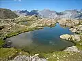 Morgon Median lake (2470 m).