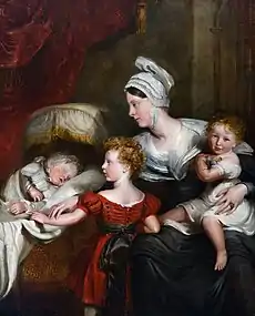 Lady Augusta FitzClarence and children