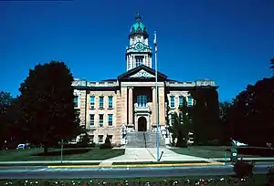 Lafayette County Courthouse in 1982