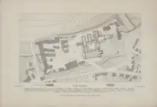 This is a map of the monastery complex