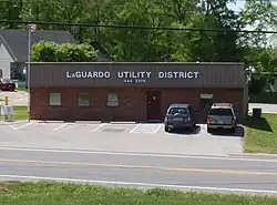 LaGuardo Utility Building as seen from State Route 109