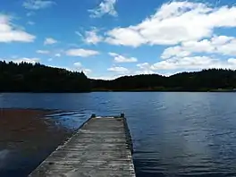 View of Lake Āniwaniwa from the jetty