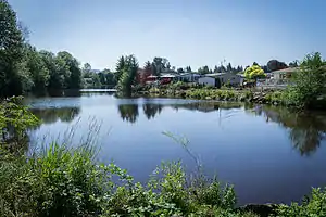 Lake Leona in Johnson City, Oregon