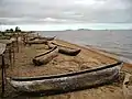 Canoes on the beach