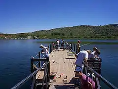 The Small Fry fishing tournament in the Stilling Basin at Lake Meredith