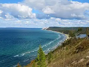 Image 9Sleeping Bear Dunes, along the northwest coast of the Lower Peninsula of Michigan (from Michigan)