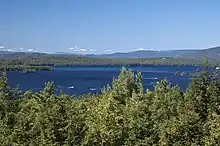 Image 16Lake Winnipesaukee and the Ossipee Mountains (from New Hampshire)