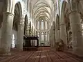 The interior.