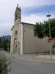 The church in Lalevade-d'Ardèche