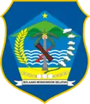 Coat of arms of South Bolaang Mongondow Regency